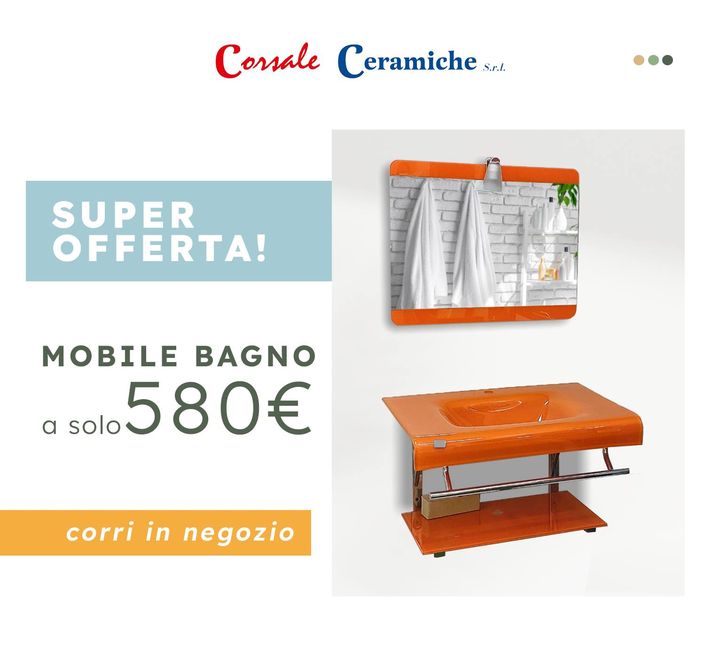 👉 Mobile bagno ➡ A SOLI 580€ 🔝