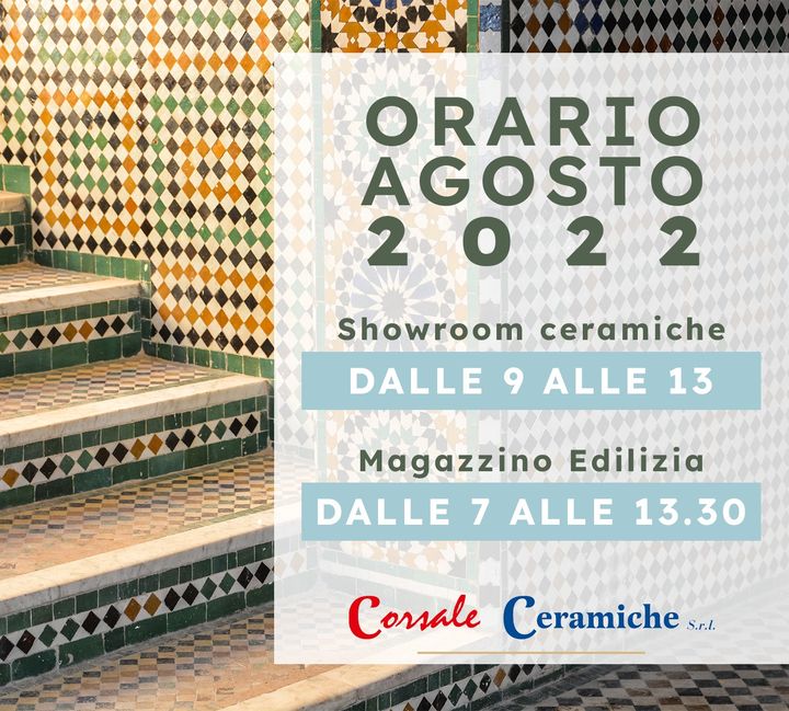 👉 ORARIO ESTIVO AGOSTO 2022 🌞