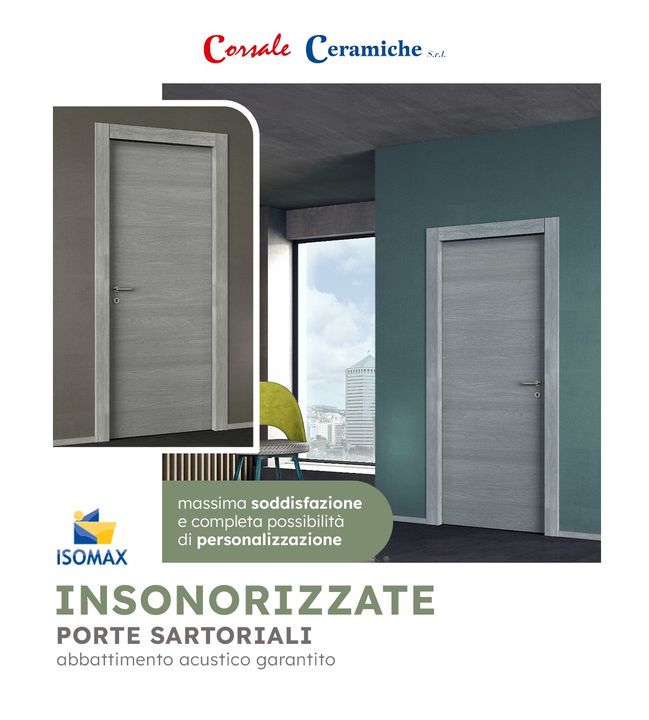 #PORTE #ISOMAX 👉 #INSONORIZZATE 🔊🔈