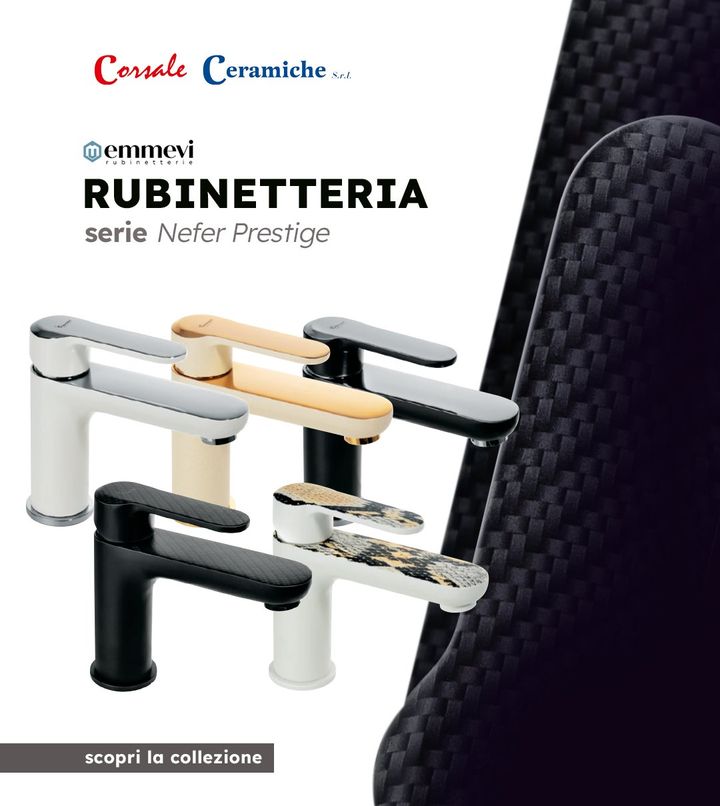 Rubinetteria ➡ serie #Nefer Prestige by #Emmevi 🛁❕

Fascino e design