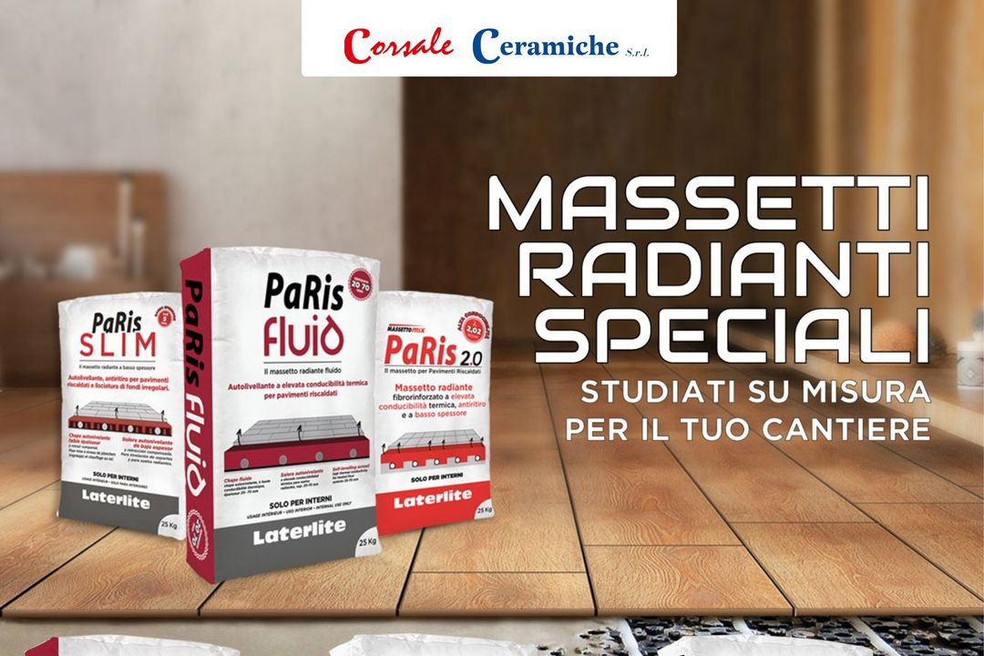 Da Corsale Ceramiche ➡ Massetti radianti speciali by Leca

Il massetto