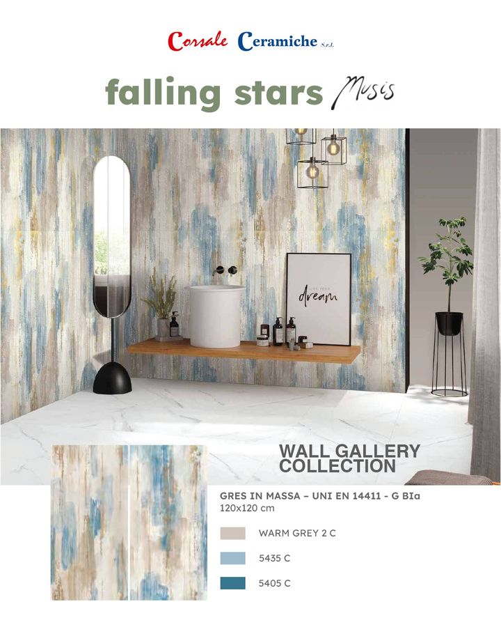 Da Corsale Ceramiche 👉 collezione #Falling Stars by Musis Ceramica