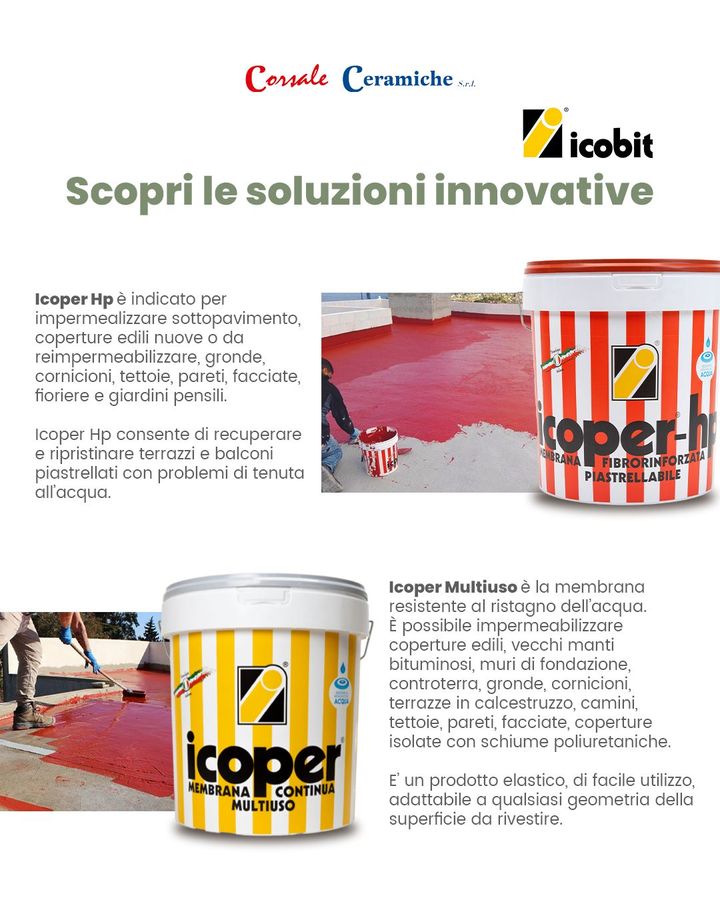 Da Corsale Ceramiche 👉 Scopri le soluzioni innovative #Icobit 🔥💧

▶