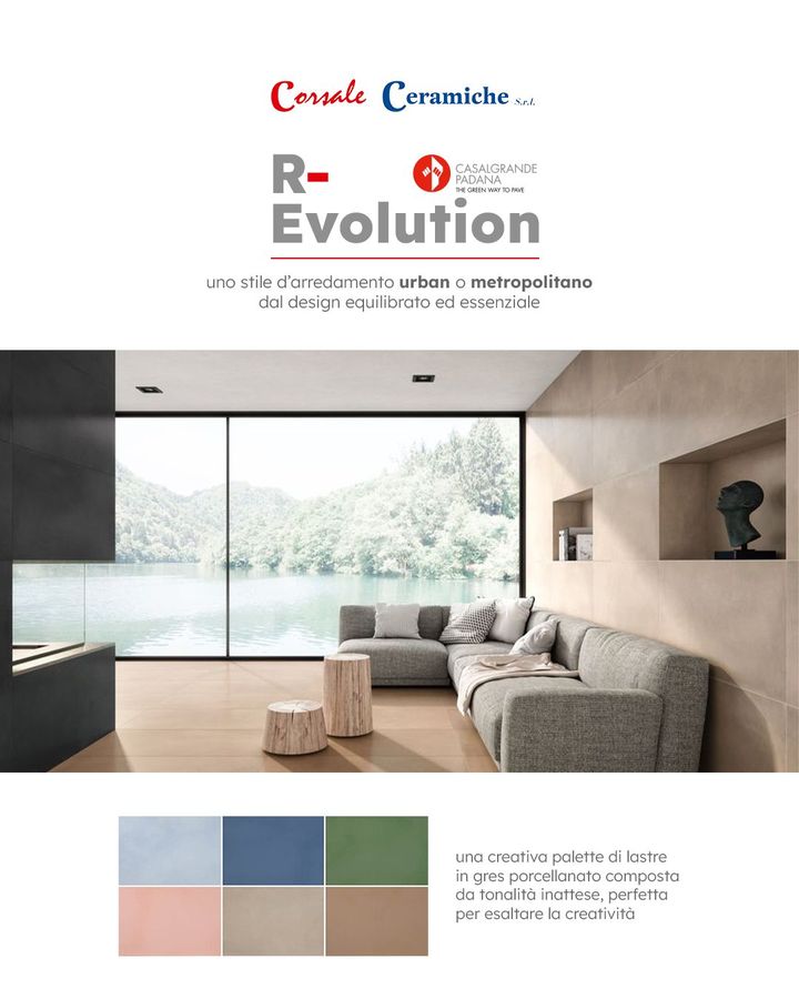 Da Corsale Ceramiche 👉 serie R-Evolution🤗💯

R-Evolution di #Casalgrande Padana rappresenta