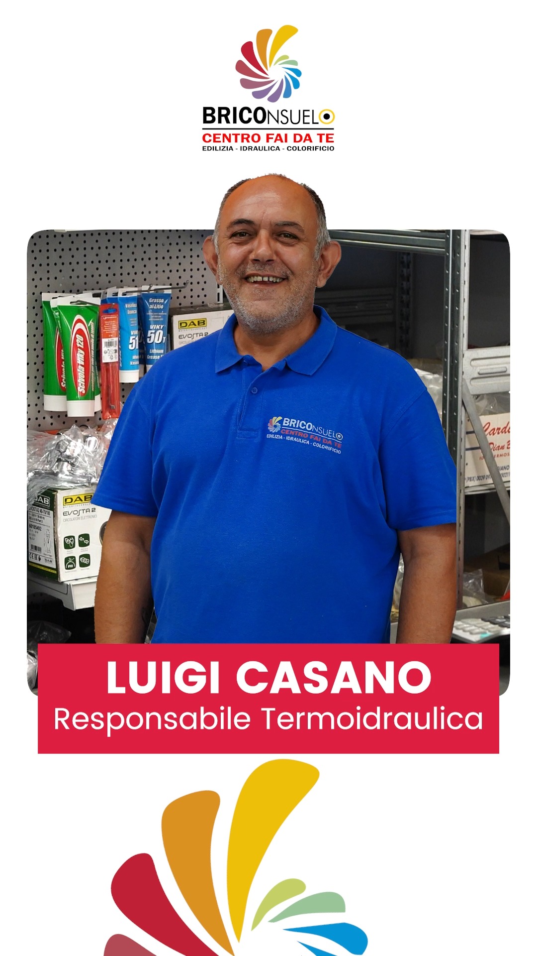 Luigi Casano, il nostro esperto Responsabile del Settore Termoidraulica. 🚿🛠️
Con