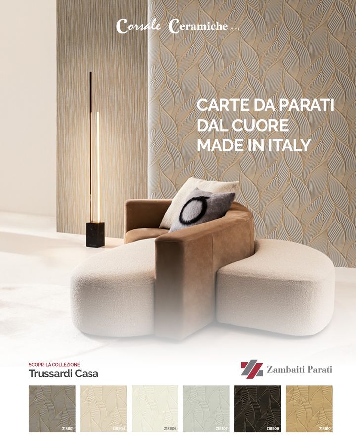 ZAMBAITI PARATI x Trussardi - CARTE DA PARATI DAL CUORE