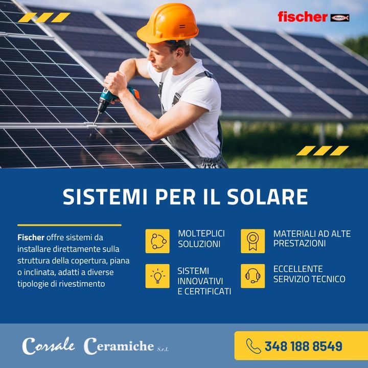 Sistemi di fissaggio per pannelli fotovoltaici - 𝐅𝐢𝐬𝐜𝐡𝐞𝐫 ☀️

𝐃𝐚𝐥 𝐤𝐧𝐨𝐰-𝐡𝐨𝐰